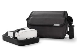 Bolsa de Viaje PowerA para Meta Quest 3, Interior Moldeado, Apto para Viajar, Correa Ajustable, Bolsillo Acolchado, con Licencia Oficial