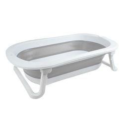 Thermobaby - Baignoire Pliable bébé FOLDY : Ultra compacte - Design et Tendance - Rangement Pratique - Encombrement Minimal - Facile d'utilisation