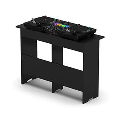 Glorious Mix Station 2: voor 2 platenspelers of cd-spelers, 1 mengpaneel tot een breedte van 14 inch of een DJ-controller met laptop, kabeluitlaten aan de voorkant en de zijplaten