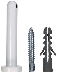 Cable | 1 Support Central 6CM | Laqué Blanc