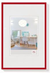 walther design Moldura de fotos vermelha 40 x 50 cm moldura de plástico New Lifestyle KV050R