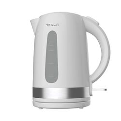 Tesla Hervidor Eléctrico KT200WX, 1850-2200W, Capacidad 1.7L, Protección contra Sobrecalentamiento, Indicador Nivel de Agua, Blanco