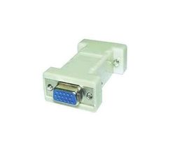 Adaptador VGA - Adaptador Hembra-Hembra, Compatible con Dispositivos VGA, Permite la conexión de Dos Cables VGA, Compacto y fácil de Usar.