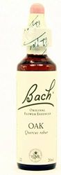 BACH Flores de BACH OAK 20 ml, frasco de vidro de 20 ml com conta-gotas