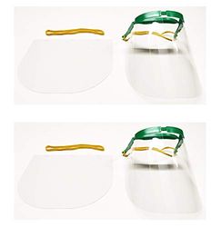 Two Bubbles - Transparante gezichtsbescherming, gezichtsbescherming, gezichtsbescherming (2 stuks)