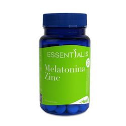 Essentialis Melatonina Zinc-Acción sinérgica gracias al Zinc que favorece el metabolismo de la melatonina y potencia su acción-Para 120 días de descanso reparador-Comprimidos veganos-Rápida absorción