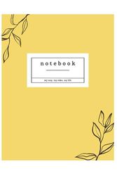 Notebook- My Way, My Rules, My Life