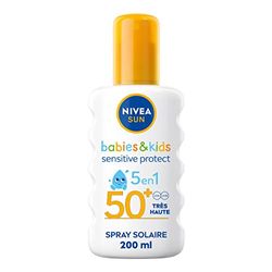 NIVEA Sun skyddsspray Kids Sensitive Protect/Play FPS 50+, 200 ml
