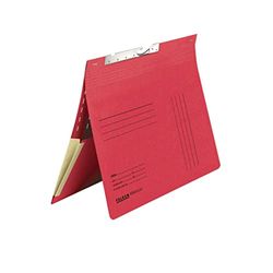 FALKEN pendular – Archivador colgante (reciclado de cartón, color rojo kfm. Heftung
