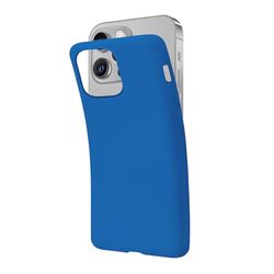 SBS Cover per iPhone 13 Pro Max Blu Pantone 2145 C, Custodia Morbida e Flessibile Antigraffio, Cover Sottile e Comoda da Tenere in Tasca, Custodia Compatibile con Ricarica Wireless