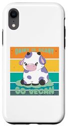 Carcasa para iPhone XR Hazte vegano Vegetariano a base de plantas Love Planet