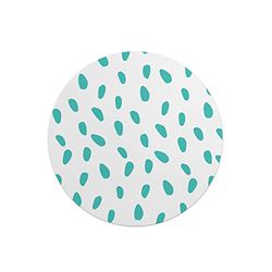 Questo Casa, Round Digital Printed Mouse Pad, Non-Slip Base, for Office and Home, Diameter:22cm