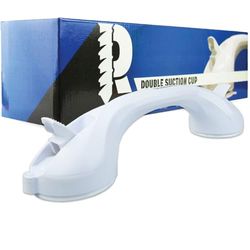 Poignée de Douche á Aspiration de Salle de Bain Screwd 400mm et Aide Au Bain Pour Un Soutien Supplémentaire Dans la Douche, Le Bain, á Côté Des Escaliers Ou Des Chaises
