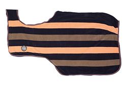 HKM Professional 4240 Couverture pour cheval Orange/sable/bleu marine 165