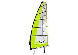 Blokart Sail Complete 5,5 m gul voile 4,0 m vuxen unisex, gul, en storlek