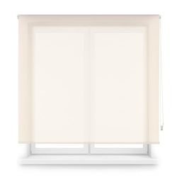 ECOMMERC3 | Estor Enrollable Screen Premium Tamaño 105x240 - Estor con Tubo 38mm Tamaño Tela 102x235 - Estor Fácil Instalación Color Beige