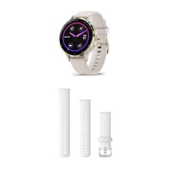 Garmin Venu 3S – GPS Fitness Smartwatch Ivory with Bluetooth Calling and Voice Assistant, Ultra-Sharp 1.3 Inch/1.1 Inch & Quick Release Band