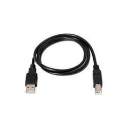 NanoCable 1 m USB 2.0 printerkabel A/M naar B/M – ideaal voor het snel en eenvoudig aansluiten van printers op computers.