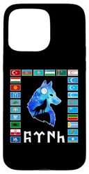 Kazakhstan,Gokturk,Turan,Turkey Flag,Turk Bayragi,Turkiye. Case for iPhone 15 Pro Max