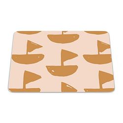 Bonamaison, Tapis de Souris Rectangle Imprimé Numériquement, Fond Antidérapant, pour Bureau et Maison, Taille: 22x18cm