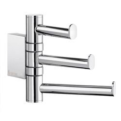 Smedbo "Air Swing Arm Triple Hook, Argento