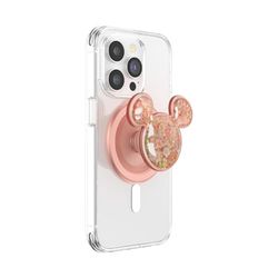 PopSockets: PopGrip Round para MagSafe - Soporte y Agarre para Teléfonos Móviles y Carcasas con un Top Intercambiable, Disney - Mickey Mouse Airbag Tidepool Daisy Mix