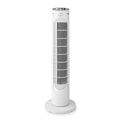 Nedis FNTR14GWT40 Torenventilator, hoogte: 760 mm, 3 snelheden, oscillatie, 45 W, uitschakeltimer, wit