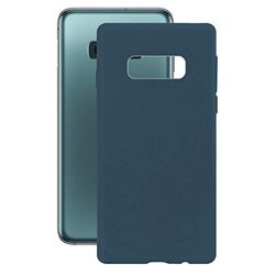 BigBuy Tech Eco-Friendly Case for Galaxy S10E, Semi-Rigid, Blue