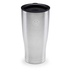 Volkswagen 000069604S - Tazza Termica in Acciaio Inox, 400 ml, con Logo VW