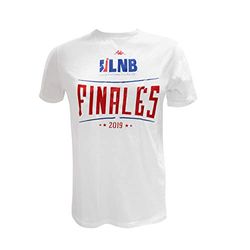 Liga Nacional de Baloncesto Camiseta Oficial Finales Lnb 2019 Supporter Unisex, Unisex Adulto, T-Shirt_Finales_LNB_19, Blanco, FR : 4XL (Taille Fabricant : 4XL)