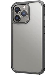 Black Rock - Funda Transparente Robusta Adecuada para Apple iPhone 13 Pro, Funda de teléfono móvil, Transparente, Transparente (Negro)