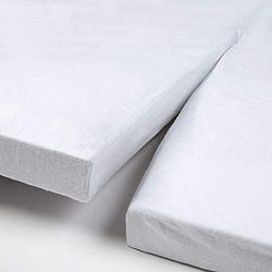 Papillon Sábana Bajera Ajustable Molton 100% algodón, Blanco, 180 x 220 cm