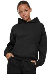 Urban Classics Biologische oversized hoodie voor dames met capuchon, zwart, L