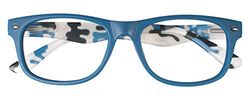 Prontoleggo Occhiali da Lettura Prontoleggo Mod. Mimetic Blu/Maculato - Diottria +1,50-1 pezzo