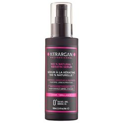 Kerargan - Keratin hair serum to regenerate, strengthen, shine and beautify your hair naturally - For dry and damaged hair - Sulfate, paraben and silicone free - 100 ml