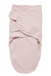 Saco Meyco Baby Uni, equipamento inicial para recém-nascidos (saco para bebés de 0 a 3 meses, macio para dormir, 100 % algodão, respirável, ajuda para dormir), rosa claro