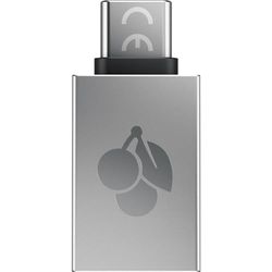 CHERRY USB-A/USB-C adapter, zilver