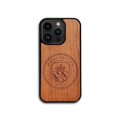 Iconic Puzzles Funda de Madera para teléfono, Unisex, marrón, Talla única