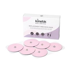 Kinetik Wellbeing Replacement Precision Pads - Compatible with Complete Period Pain Reliever and Precision Period Pain Reliever TENS Machines - Skin-Friendly Adhesive & Multi-Use for Targeted Comfort