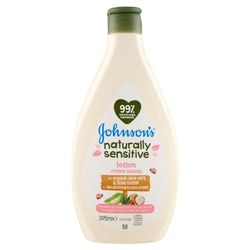 Johnson's Baby Naturally Sensitive krem do ciała do skóry wrażliwej, naturalne składniki, 395 ml
