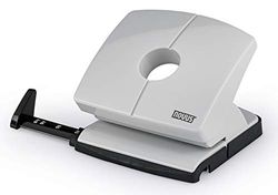 Novus B 220 Paper Hole Punch 20 Sheets with Stop Rail Metal/Plastic Grey