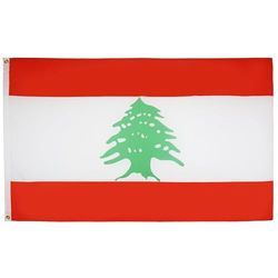 BANDIERA LIBANO 150x90cm - BANDIERA LIBANESE 90 x 150 cm - AZ FLAG