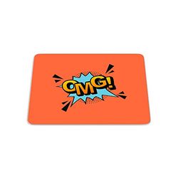 Bonamaison, Tapis de Souris Rectangle Imprimé Numériquement, Fond Antidérapant, pour Bureau et Maison, Taille: 22x18cm