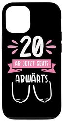 Funny 20th Birthday Shirt for Women Downhill Gag Gift Case for iPhone 12/12 Pro