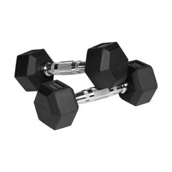 Rebel - Manubrio in ghisa HEX gommato 2 x 3 kg RBA-2325-03