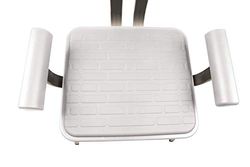 Croydex Coussin pour Chaise de Douche, ABS, Blanc, Taille Unique