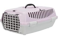 TRIXIE Capri 1 - XS - 32 x 31 x 48 cm - Grigio chiaro e viola - per cani
