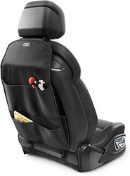 Audi 4M0061609 Protector de espalda con 4 compartimentos de almacenamiento, negro