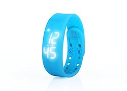 TV unser Original, Braccialetto elettronico per monitorare Il Fitness, Modello Vitalmaxx, Blu (Bleu)