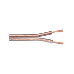 Goobay 67719 luidsprekerkabel 2 x 0,75 mm² CCA strengen/luidsprekerkabel audiokabel per meter/luidsprekerkabel kabel kabel kabel audiokabel/subwoofer kabel/transparant / 10 m